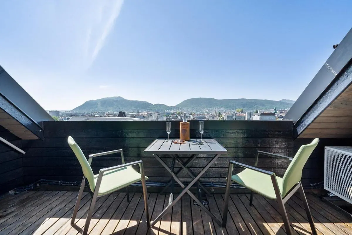Rom I Loftsleilighet Med Utsikt Bergen